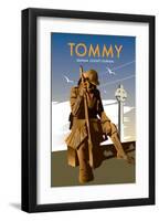 Tommy, Seaham County Durham- Dave Thompson Contemporary Travel Print-Dave Thompson-Framed Giclee Print