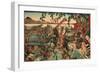 Tomoe Gozen at the Battle of Awazu-Utagawa Yoshikazu-Framed Giclee Print