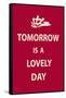 Tomorrow is a Lovely Day-The Vintage Collection-Framed Stretched Canvas