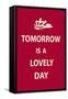 Tomorrow is a Lovely Day-The Vintage Collection-Framed Stretched Canvas