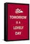 Tomorrow is a Lovely Day-The Vintage Collection-Framed Stretched Canvas