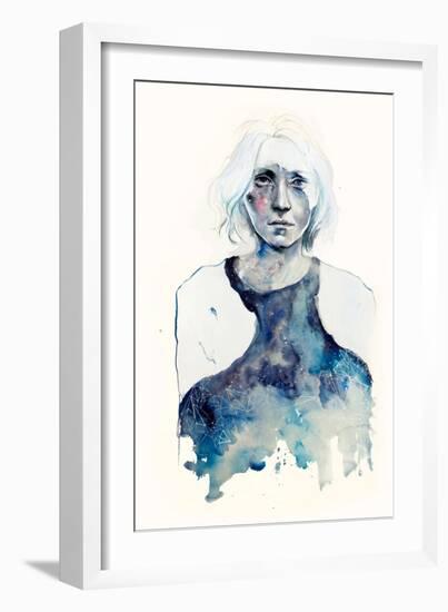 Tomorrow's Final Crash-Agnes Cecile-Framed Art Print