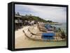Ton Sai Bay, Phi Phi Don Island, Thailand, Southeast Asia-Sergio Pitamitz-Framed Stretched Canvas