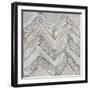 Tonal Chevron-Delsie Walters-Framed Art Print