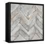 Tonal Chevron-Delsie Walters-Framed Stretched Canvas