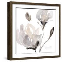 Tonal Magnolias I-Lanie Loreth-Framed Art Print