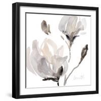 Tonal Magnolias I-Lanie Loreth-Framed Art Print