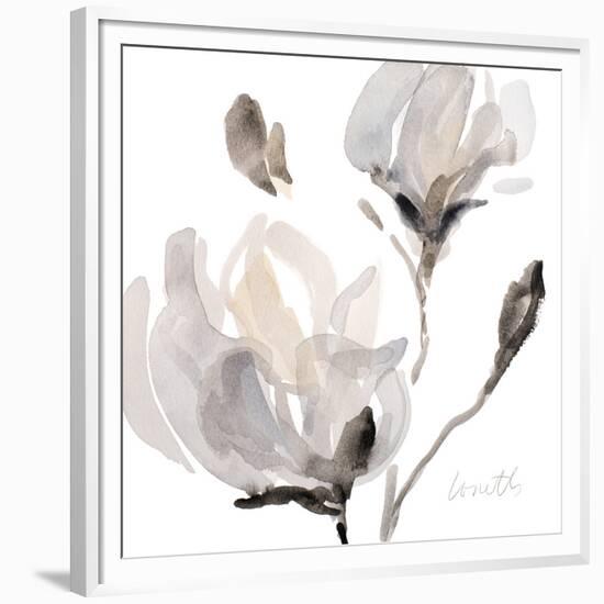 Tonal Magnolias I-Lanie Loreth-Framed Premium Giclee Print