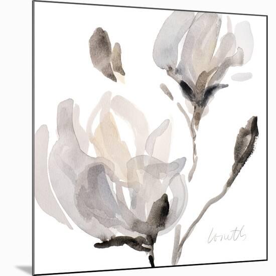 Tonal Magnolias I-Lanie Loreth-Mounted Art Print