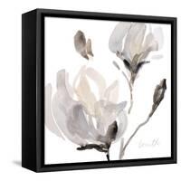 Tonal Magnolias I-Lanie Loreth-Framed Stretched Canvas