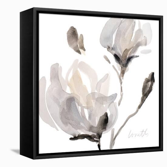 Tonal Magnolias I-Lanie Loreth-Framed Stretched Canvas