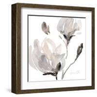 Tonal Magnolias I-Lanie Loreth-Framed Art Print