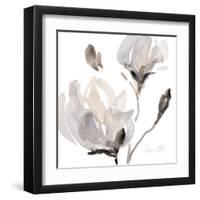 Tonal Magnolias I-Lanie Loreth-Framed Art Print