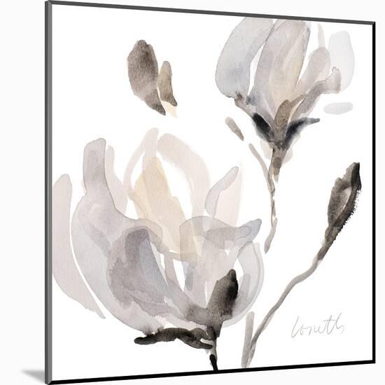 Tonal Magnolias I-Lanie Loreth-Mounted Art Print