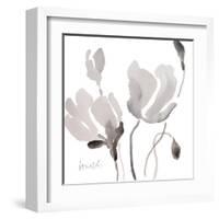 Tonal Magnolias II-Lanie Loreth-Framed Art Print