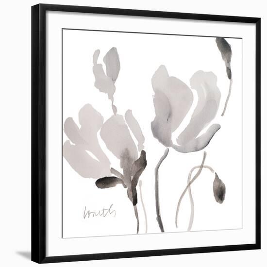 Tonal Magnolias II-Lanie Loreth-Framed Giclee Print