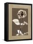 Tonal Rose Mat-Albert Koetsier-Framed Stretched Canvas