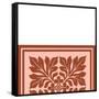 Tonal Woodblock in Coral II-Vision Studio-Framed Stretched Canvas