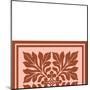 Tonal Woodblock in Coral II-Vision Studio-Mounted Art Print