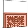 Tonal Woodblock in Coral II-Vision Studio-Mounted Art Print