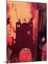 Tondal's Vision, Detail of the Burning Gateway-Hieronymus Bosch-Mounted Premium Giclee Print