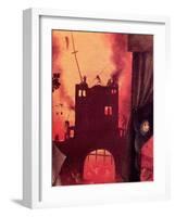 Tondal's Vision, Detail of the Burning Gateway-Hieronymus Bosch-Framed Giclee Print