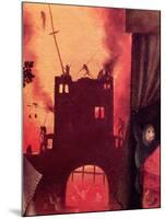 Tondal's Vision, Detail of the Burning Gateway-Hieronymus Bosch-Mounted Giclee Print