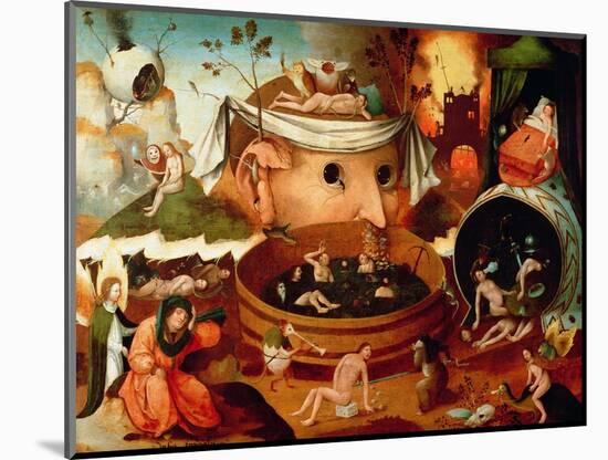 Tondal's Vision-Hieronymus Bosch-Mounted Giclee Print