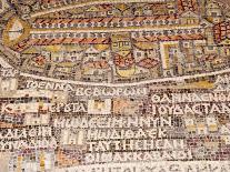 Mosaics Showing Map of Palestine, St. George Orthodox Christian Church, Madaba, Jordan, Middle East-Tondini Nico-Photographic Print