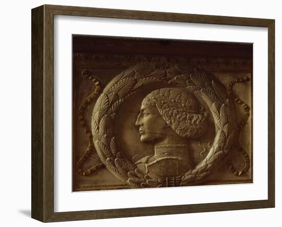 Tondo Depicting Sigismund Malatesta-Agostino Di Duccio-Framed Giclee Print