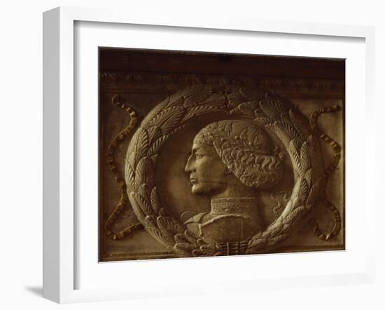 Tondo Depicting Sigismund Malatesta-Agostino Di Duccio-Framed Giclee Print