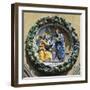 Tondo with Annunciation, Cira 1525-null-Framed Giclee Print