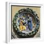 Tondo with Annunciation, Cira 1525-null-Framed Giclee Print