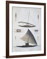 Tonga Canoes-null-Framed Giclee Print