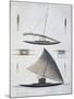 Tonga Canoes-null-Mounted Giclee Print