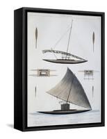 Tonga Canoes-null-Framed Stretched Canvas