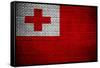 Tonga Flag-joystd77-Framed Stretched Canvas