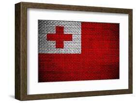 Tonga Flag-joystd77-Framed Photographic Print