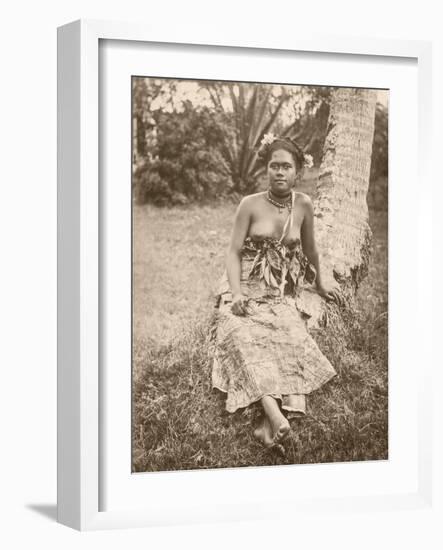 Tongan Woman-null-Framed Photographic Print