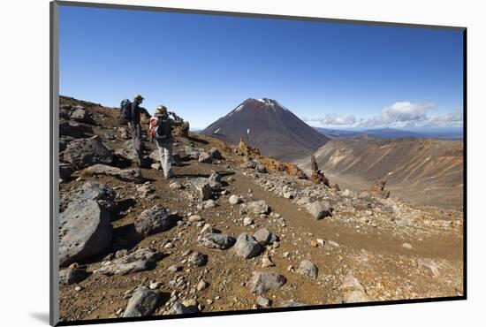 Tongariro Alpine Crossing with Mount Ngauruhoe-Stuart-Mounted Photographic Print