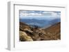 Tongariro Alpine Crossing with View of Lake Taupo-Stuart-Framed Photographic Print