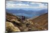 Tongariro Alpine Crossing with View of Lake Taupo-Stuart-Mounted Photographic Print