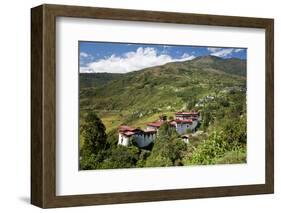 Tongsa Dzong, Buddhist Monastery and Fortress, in Tongsa, Bhutan-Peter Adams-Framed Photographic Print