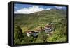 Tongsa Dzong, Buddhist Monastery and Fortress, in Tongsa, Bhutan-Peter Adams-Framed Stretched Canvas