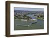 Tongue of Land at Deutsches Eck (German Corner), Koblenz, Rhineland-Palatinate, Germany, Europe-Hans-Peter Merten-Framed Photographic Print