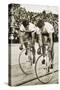 Toni Merkens and Albert Sellinger Starting the 1000 Metre Bike Race at the Berlin Olympic Games,?-German photographer-Stretched Canvas