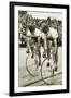 Toni Merkens and Albert Sellinger Starting the 1000 Metre Bike Race at the Berlin Olympic Games,?-German photographer-Framed Premium Photographic Print