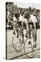 Toni Merkens and Albert Sellinger Starting the 1000 Metre Bike Race at the Berlin Olympic Games,?-German photographer-Stretched Canvas