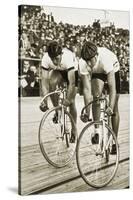 Toni Merkens and Albert Sellinger Starting the 1000 Metre Bike Race at the Berlin Olympic Games,?-German photographer-Stretched Canvas