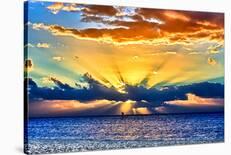 Sun Rays Sunrise-Toni Vaughan-Framed Art Print